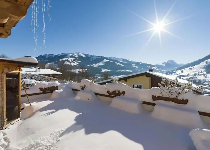 アパート Traumchalet Mit Sauna In Kirchberg Im Skigebiet Kitzbuehel キルヒベルク・イン・チロル