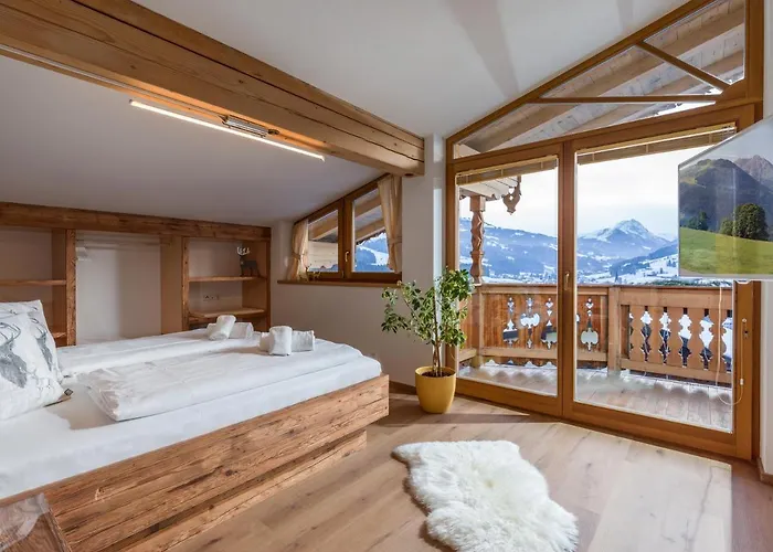 アパート Traumchalet Mit Sauna In Kirchberg Im Skigebiet Kitzbuehel キルヒベルク・イン・チロル